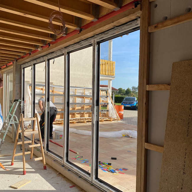 Hebeschiebetür Kunststoff