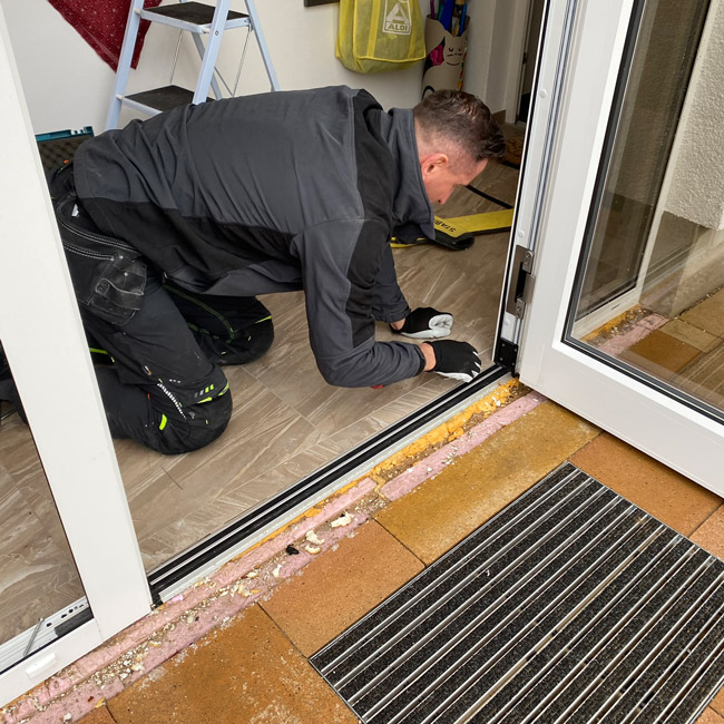 Terrassentür einbauen